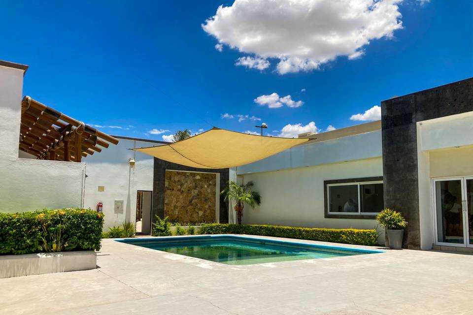 San Juan Club Social - Jardín Con Salón en La Paz, Baja California Sur - Vista 4 de 4 de las instalaciones y espacios del lugar